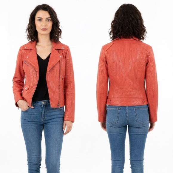 Rebecca Minkoff Jackets & Blazers - 𝅺rebecca MINKOFF lambskin leather jacket size XS NWOT